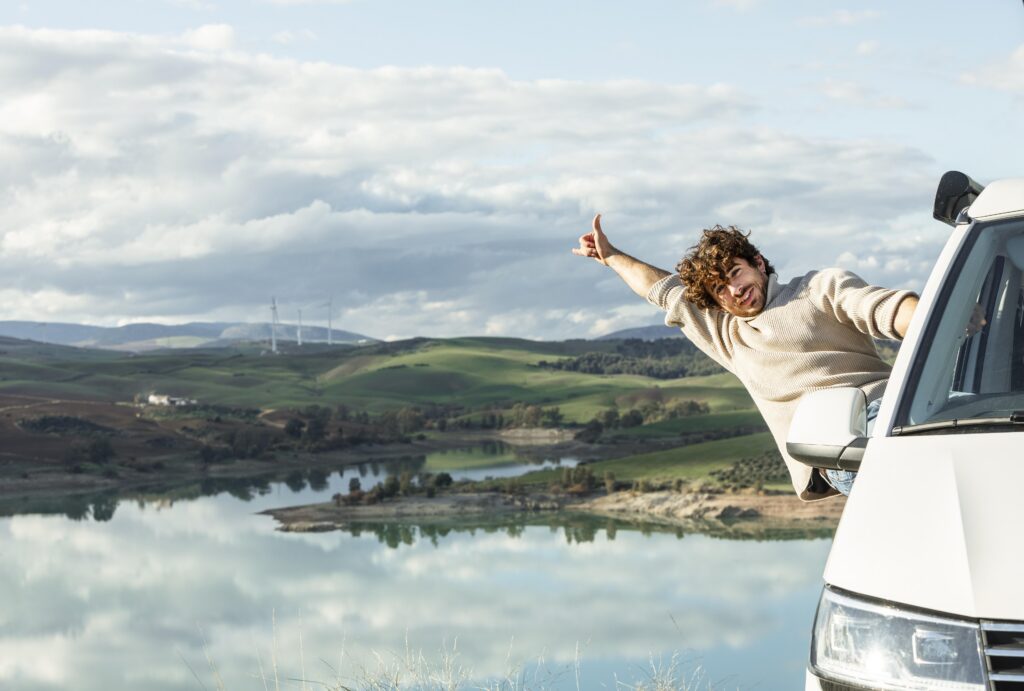 in viaggio con la vettura elettrica