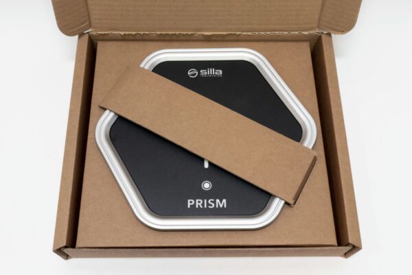 Prism packaging front