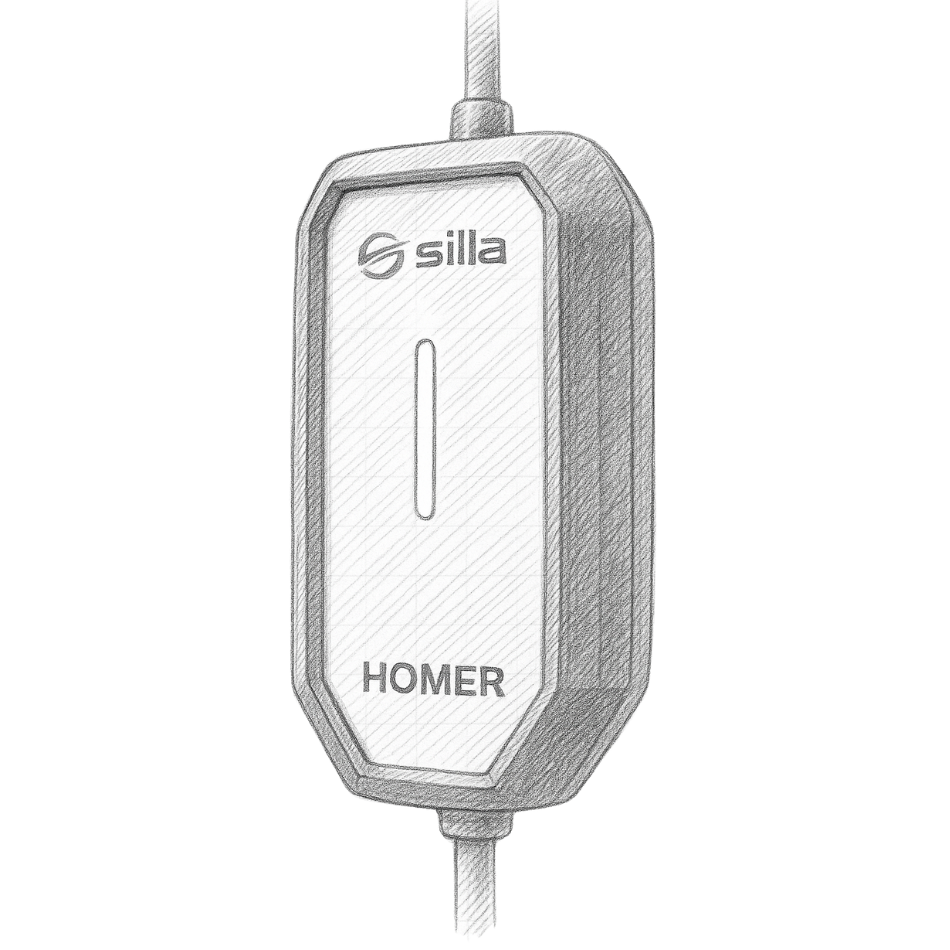 Homer caricatore portatile per veicoli elettrici