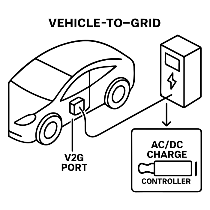 Ricarica veichle to grid