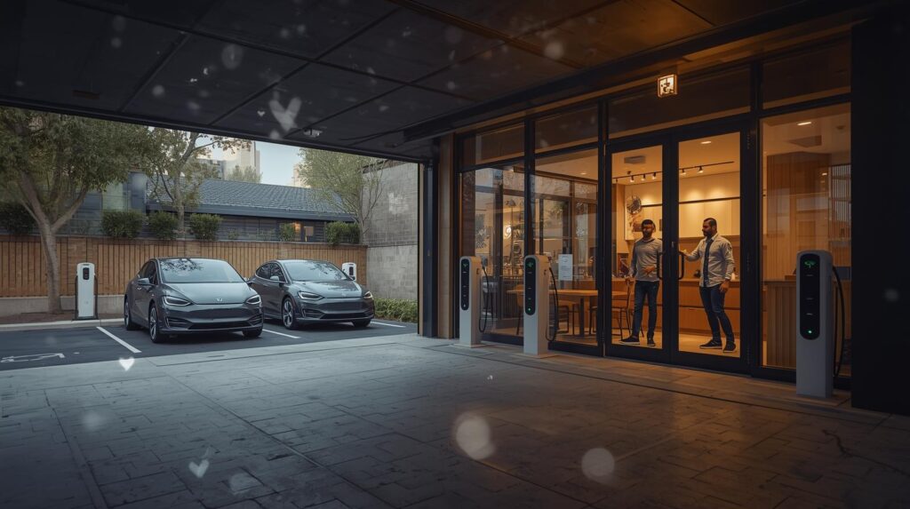 Colonnine di ricarica per negozi